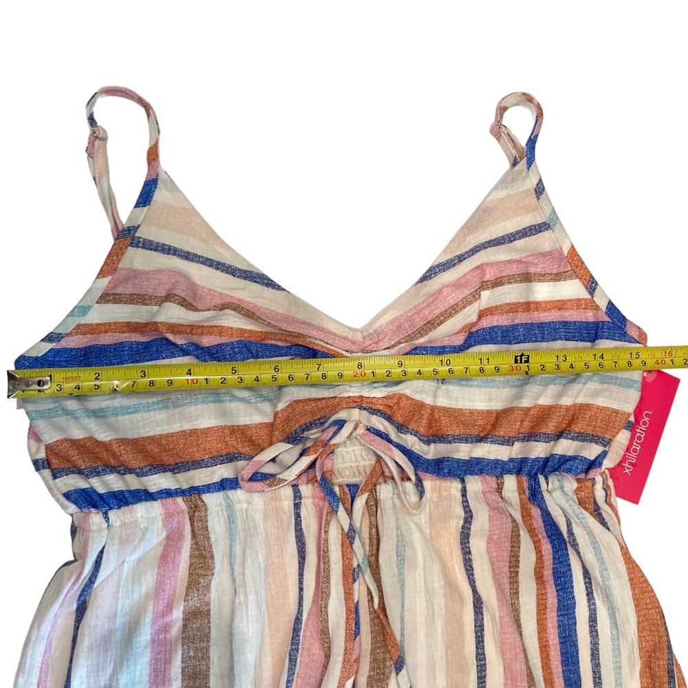 XHILARATION Cropped Swimsuit Cover Up Jumpsuit | L - Picture 5 of 14